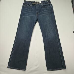Gap Bootcut Jeans Mens 36x31 Relaxed Fit Medium Wash Western Cowboy Utility